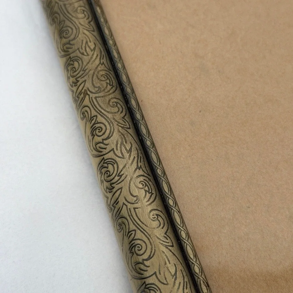 Picture Frame Ornate Gold Scroll Embossed Vintage Decor Filigree Baroque Elegant